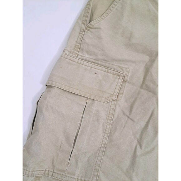 LL Bean Tropic Weight Cargo Shorts Khaki Men's Size 36 Safari Trail Hiking Tan - Picture 2 of 9